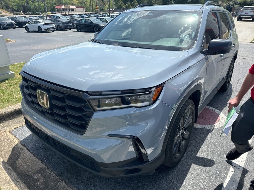 Blue 2023 Honda Pilot Sport AWD SUV / Crossover All-Wheel Drive Automatic