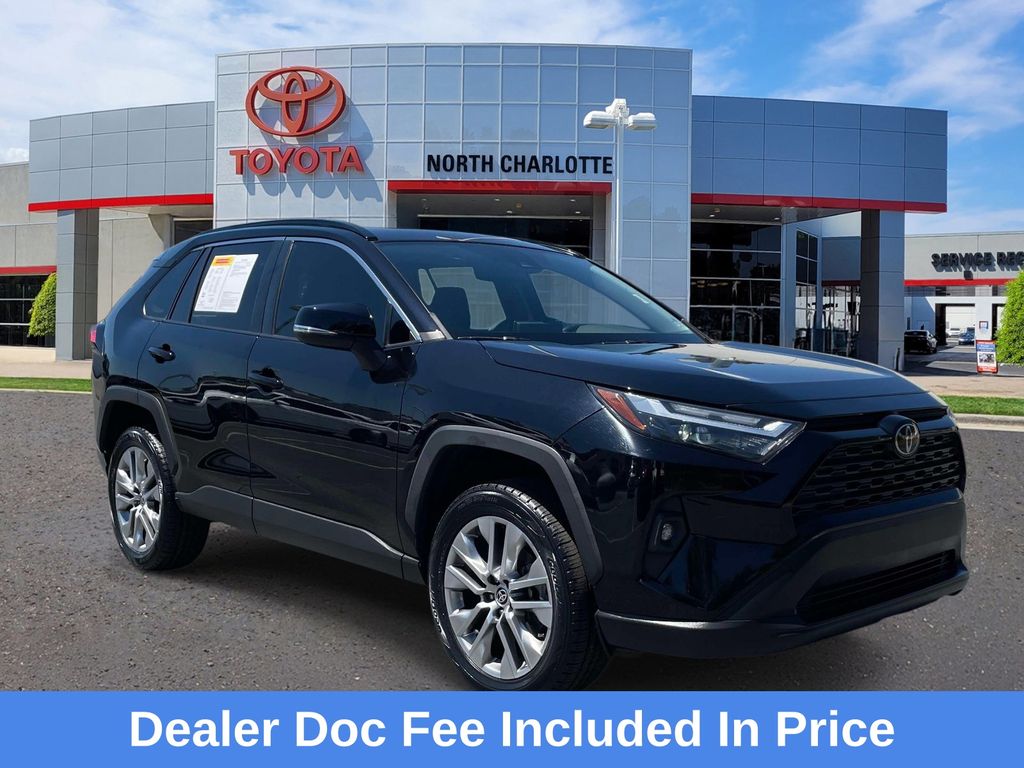 Midnight Black Metallic 2022 Toyota RAV4 XLE Premium FWD SUV / Crossover Front-Wheel Drive 8-Speed Automatic