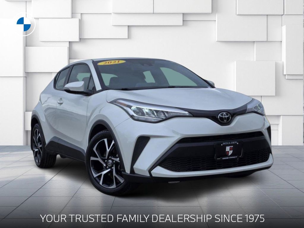White (Blizzard Pearl) 2021 Toyota C-HR SUV / Crossover Front-Wheel Drive Continuously Variable Transmission