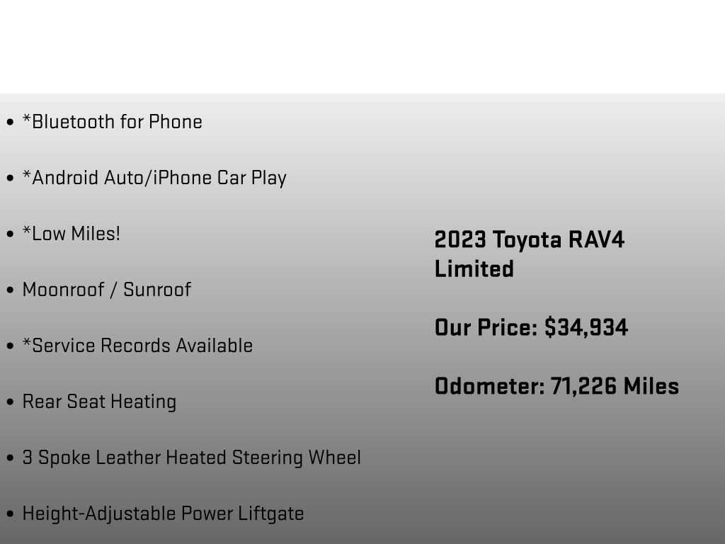 2023 Toyota RAV4 Limited Black at Auto Express Mitsubishi