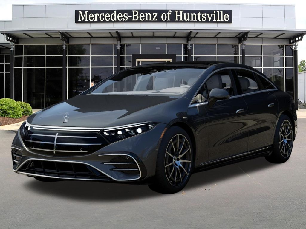 Gray (Graphite Grey) 2026 Mercedes-Benz EQS Sedan All-Wheel Drive 1-Speed Automatic