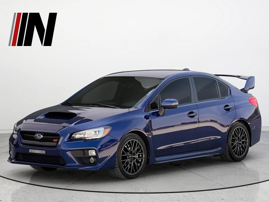 Lapis Blue Pearl 2016 Subaru WRX STI Base Sedan All-Wheel Drive 6-Speed Manual