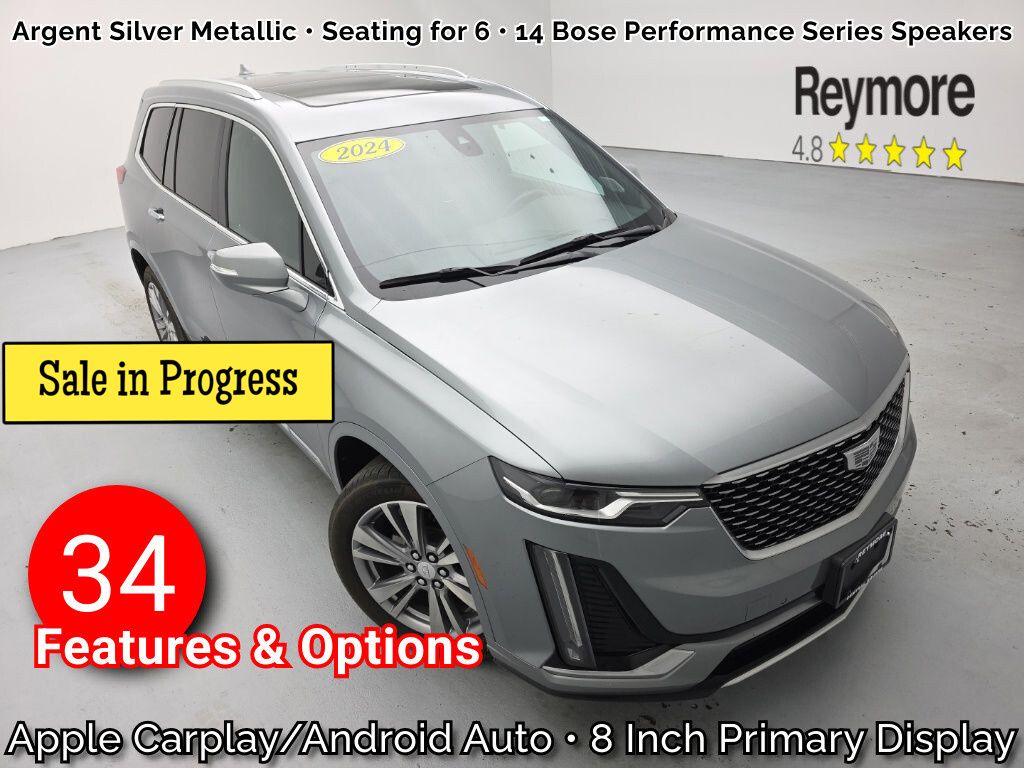 Gray 2024 Cadillac XT6 SUV / Crossover Four-Wheel Drive 9-Speed Automatic