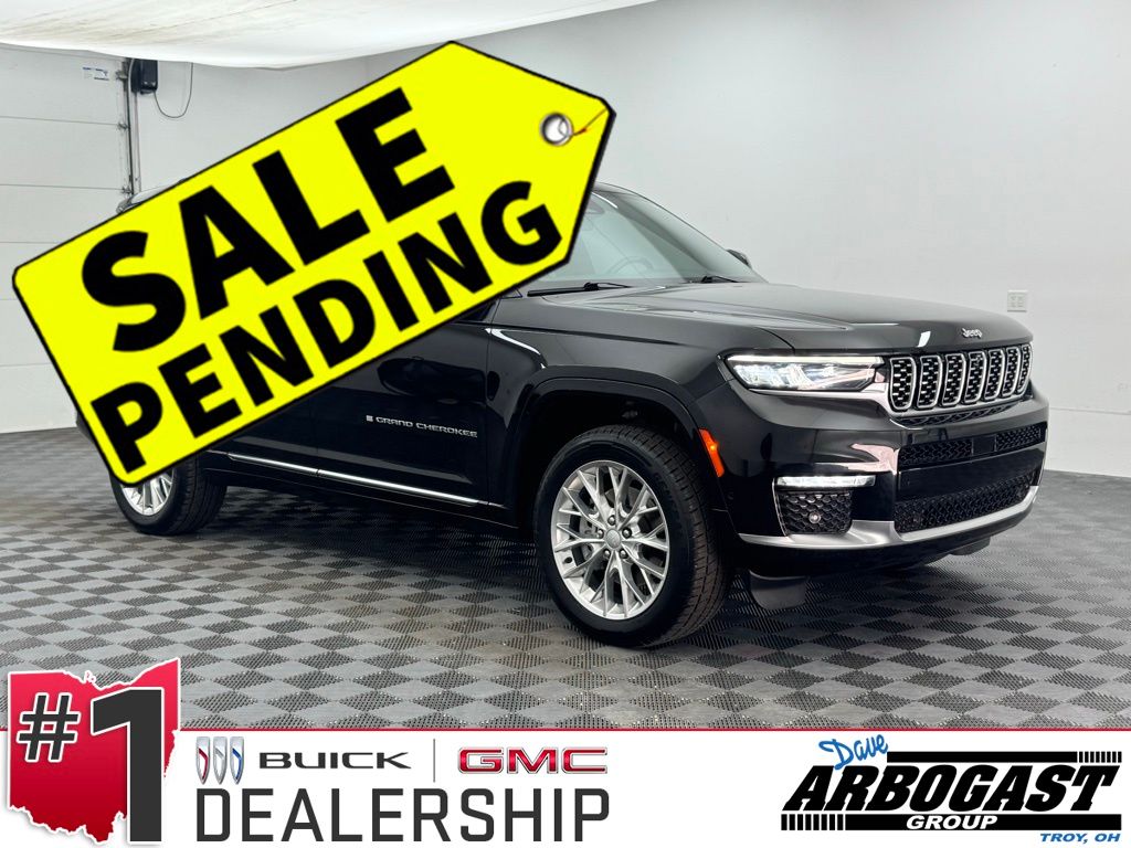 Diamond Black Crystal Pearlcoat 2021 Jeep Grand Cherokee L Summit 4WD SUV / Crossover Four-Wheel Drive 8-Speed Automatic