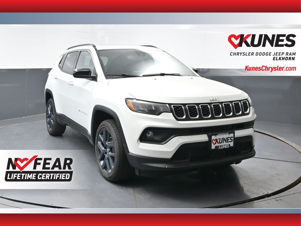 Bright White Clearcoat 2026 Jeep Compass SUV / Crossover 8-Speed Automatic