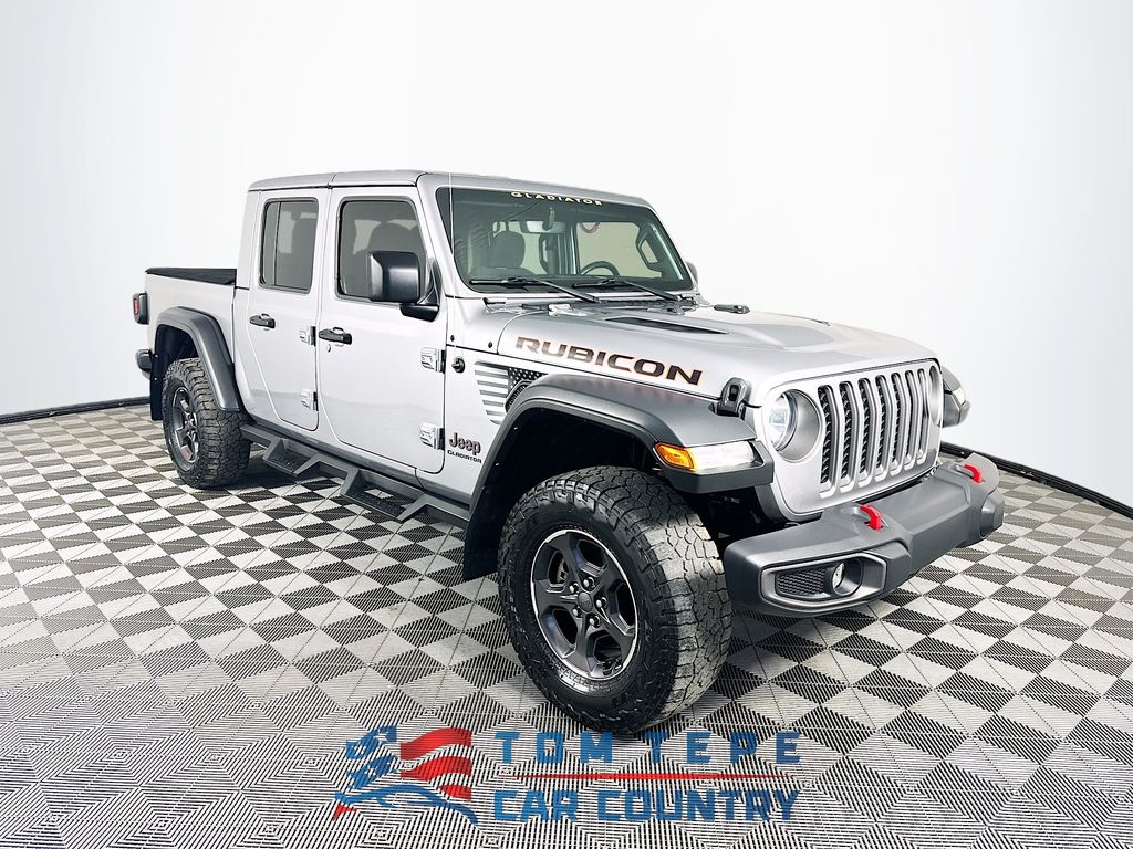 Billet Silver Metallic Clearcoat 2021 Jeep Gladiator Pickup Truck Four-Wheel Drive 8-Speed Automatic