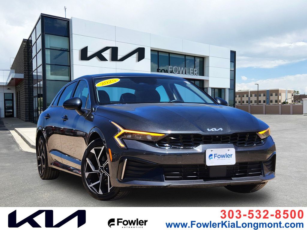 Interstellar Gray 2025 Kia K5 EX FWD Sedan Front-Wheel Drive 8-Speed Automatic