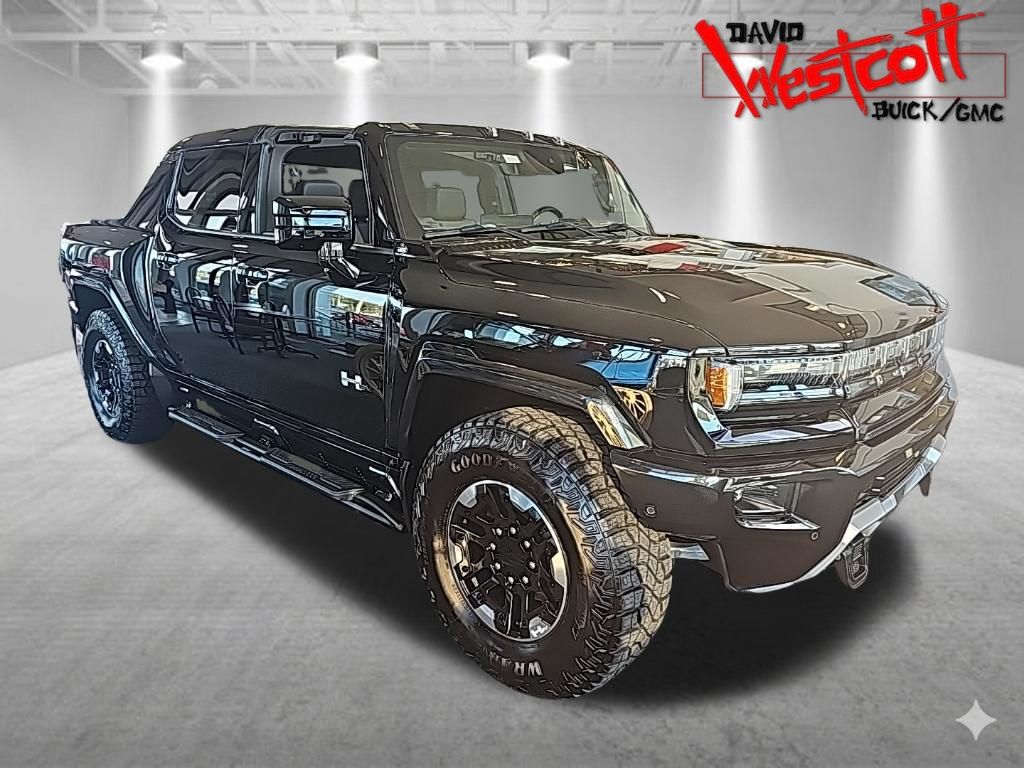 Void Black 2025 GMC Hummer EV Pickup 3X Crew Cab AWD Pickup Truck All-Wheel Drive 1-Speed Automatic