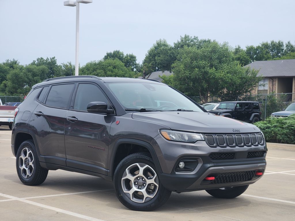 Gray (Granite Crystal Metallic Clearcoat) 2022 Jeep Compass SUV / Crossover Four-Wheel Drive 9-Speed Automatic
