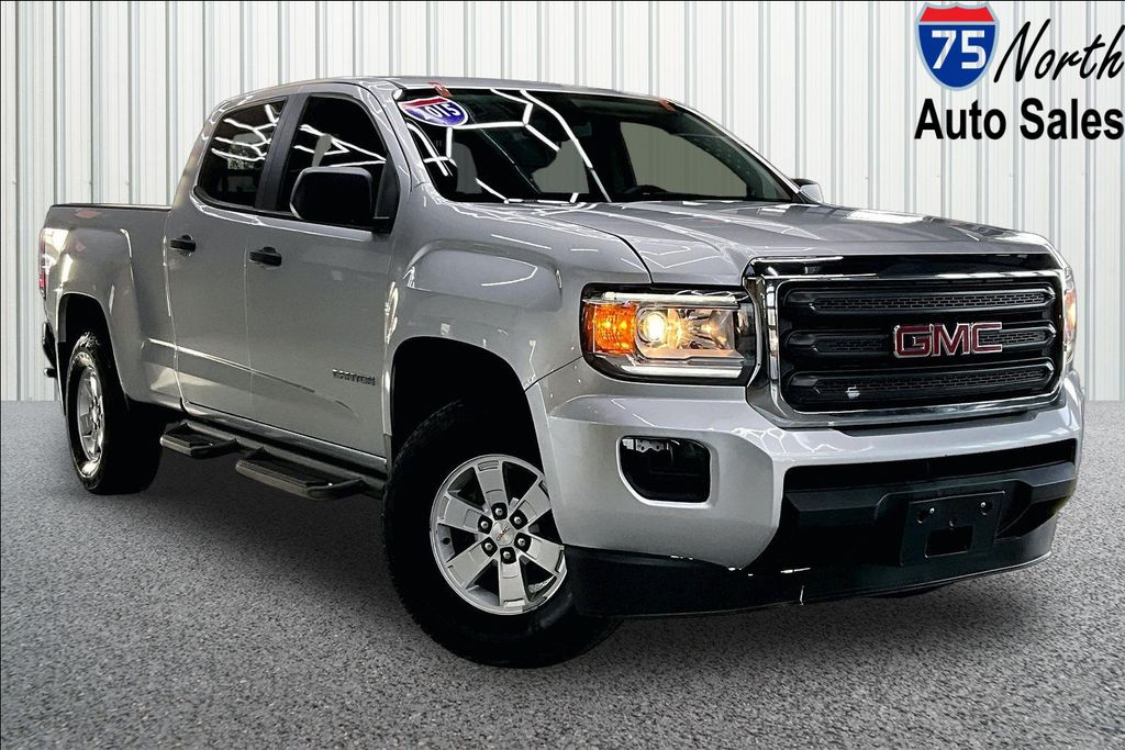 Quicksilver Metallic 2015 GMC Canyon Crew Cab Pickup Truck 4X2 6-Speed Automatic