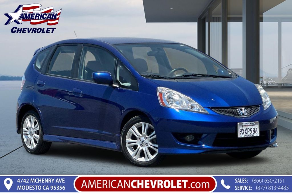 Blue Sensation Pearl 2010 Honda Fit Hatchback Front-Wheel Drive 5-Speed Automatic