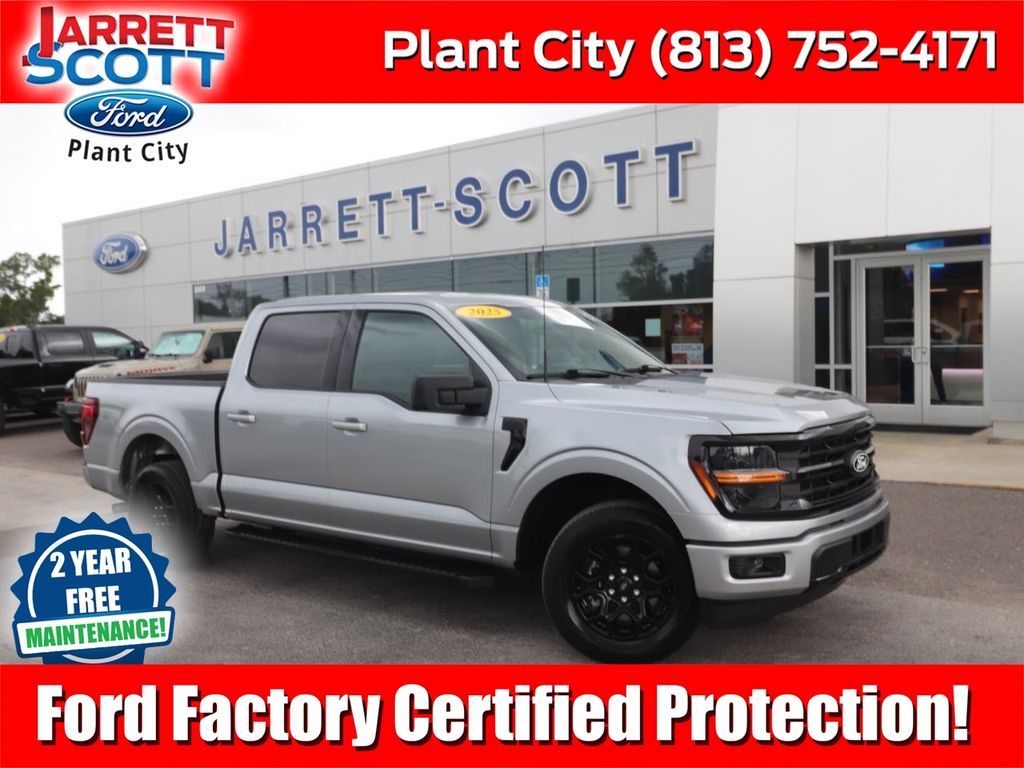 Iconic Silver Metallic 2025 Ford F-150 Pickup Truck 4X2 Automatic