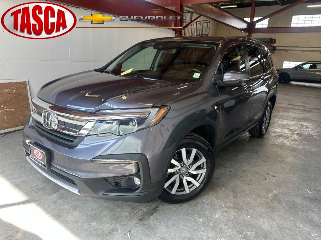 Gray (Modern Steel Metallic) 2021 Honda Pilot SUV / Crossover All-Wheel Drive 9-Speed Automatic