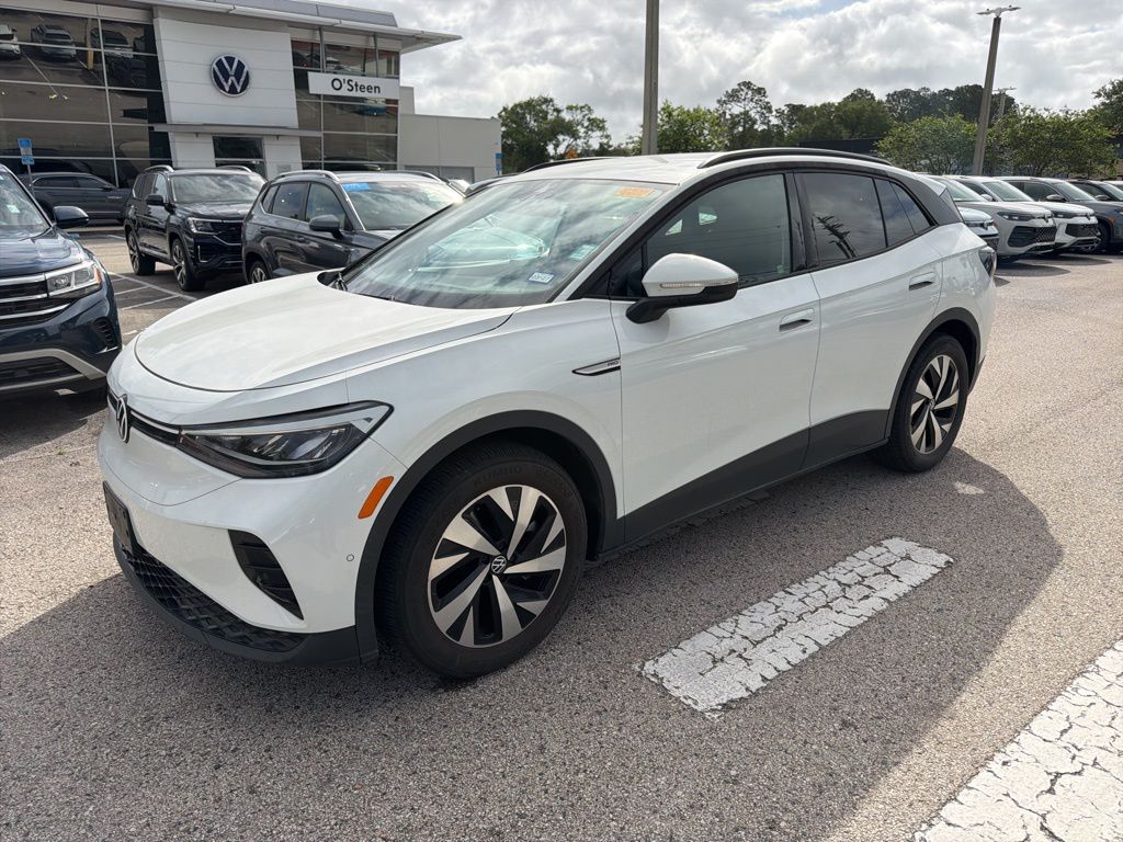 Pure White 2023 Volkswagen ID.4 Pro RWD SUV / Crossover Rear-Wheel Drive Automatic