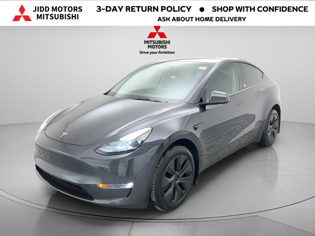 Gray 2025 Tesla Model Y Long Range AWD SUV / Crossover All-Wheel Drive 1-Speed Automatic
