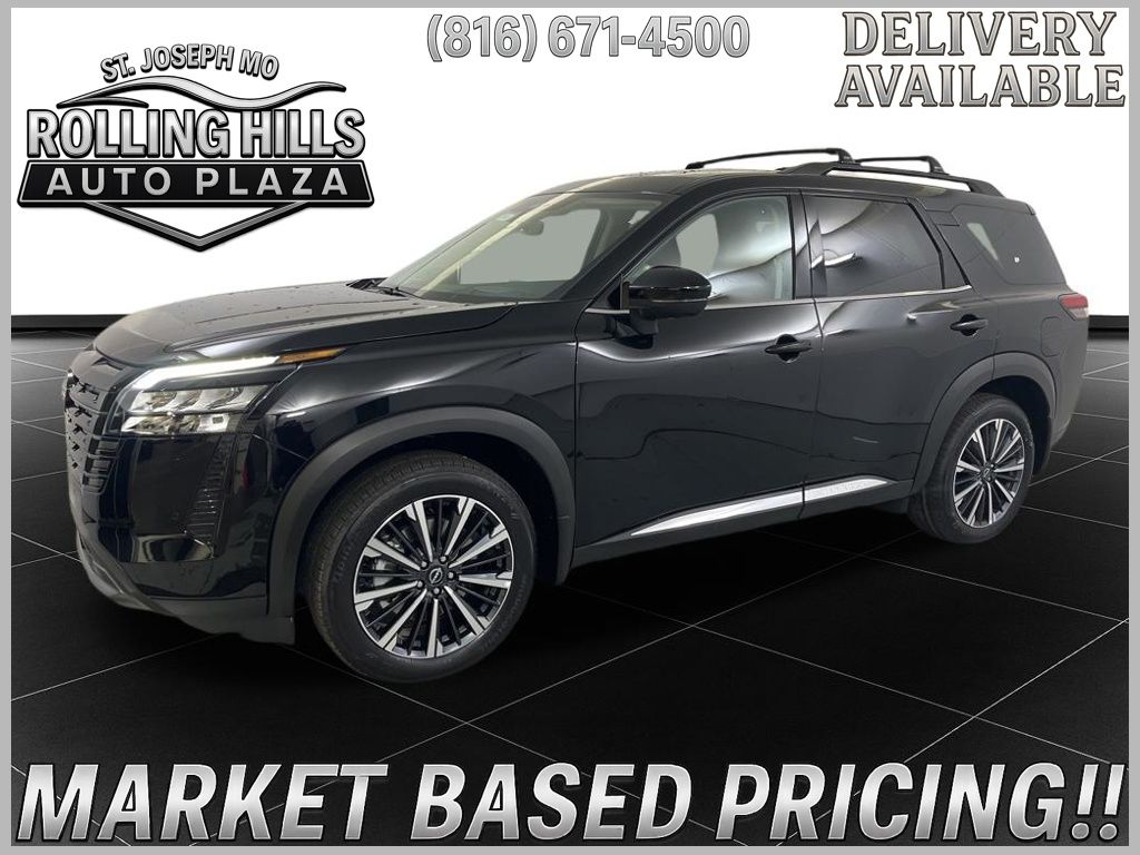 Super Black 2026 Nissan Pathfinder Platinum 4WD SUV / Crossover All-Wheel Drive 9-Speed Automatic