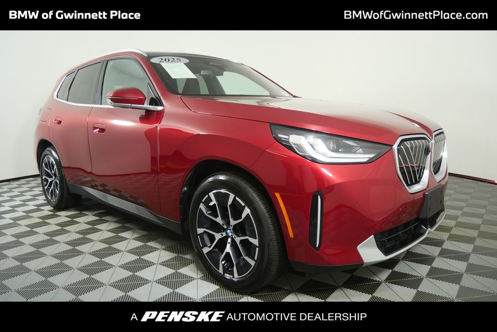 Red Metallic 2025 BMW X3 SUV / Crossover All-Wheel Drive 8-Speed Automatic