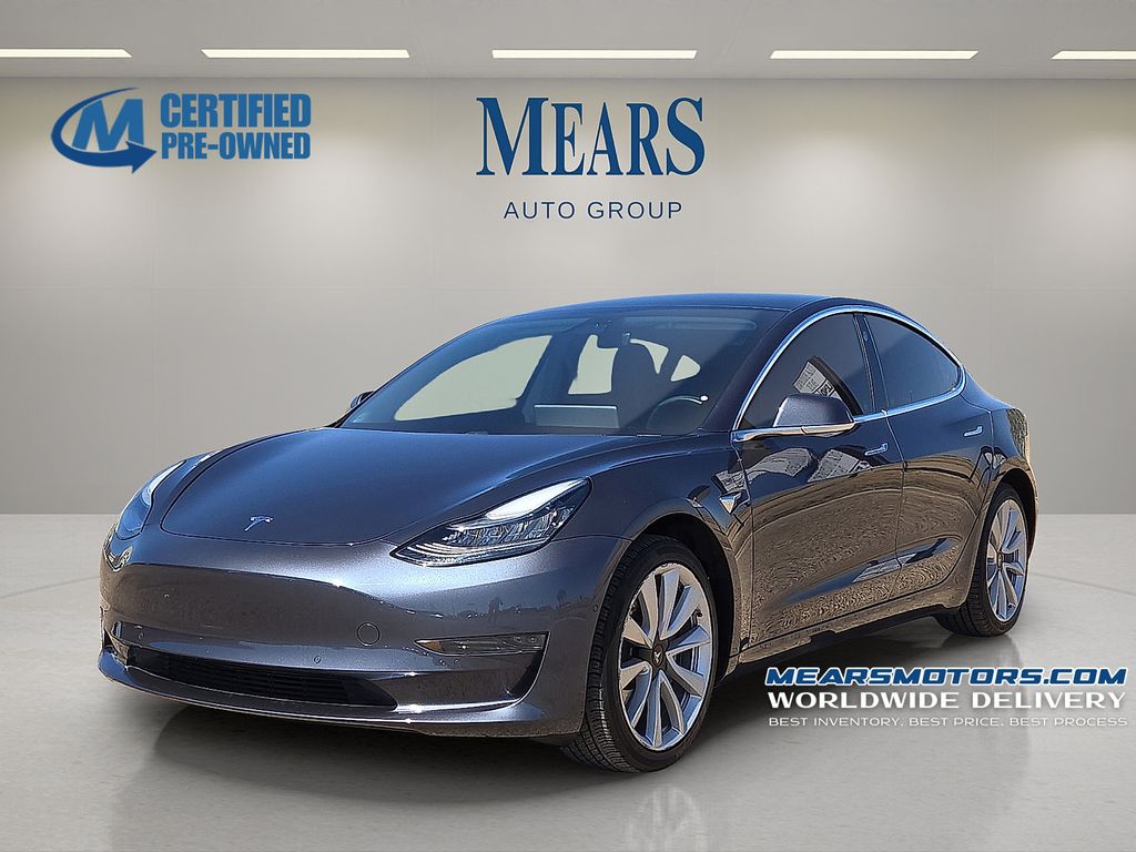 Midnight Silver Metallic 2019 Tesla Model 3 Standard Plus RWD Sedan Rear-Wheel Drive 1-Speed Automatic