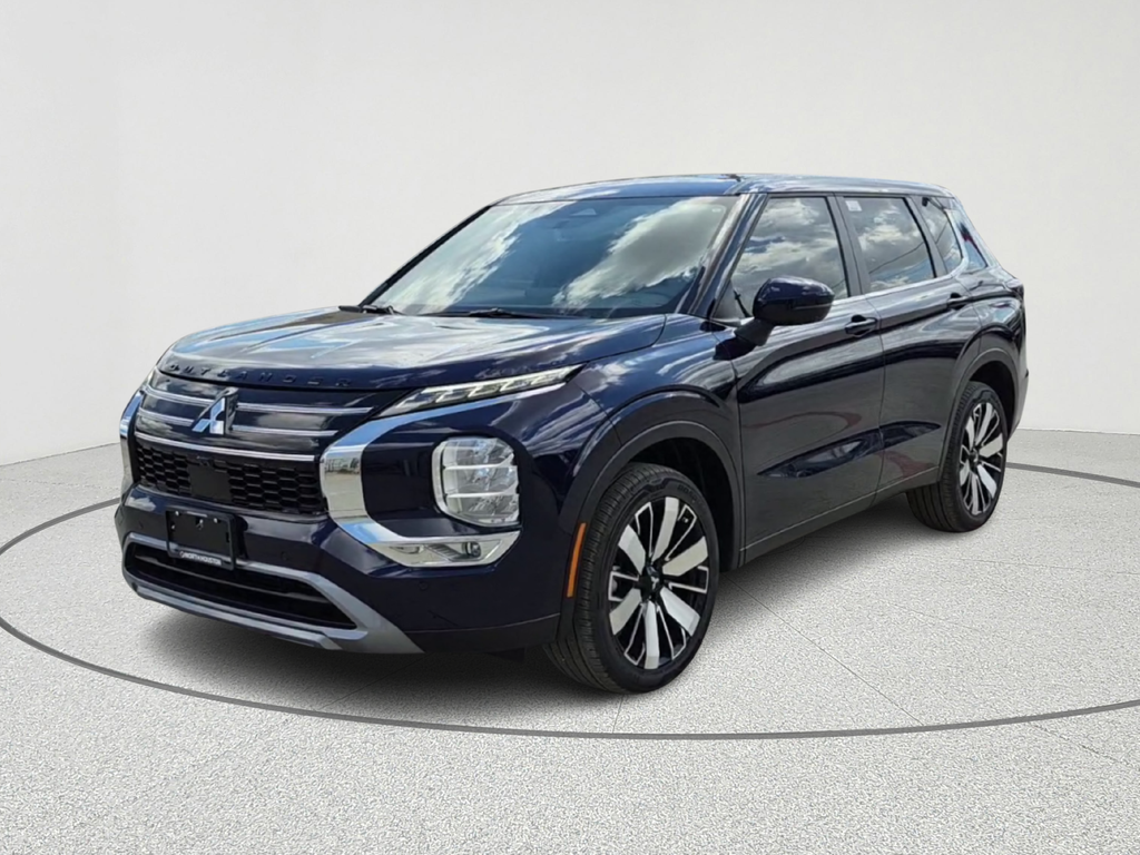 Cosmic Blue Metallic 2025 Mitsubishi Outlander SE FWD SUV / Crossover Front-Wheel Drive Continuously Variable Transmission