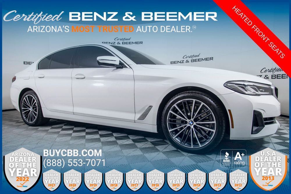 Alpine White 2021 BMW 5 Series 530e Hybrid Plug-in RWD Sedan Rear-Wheel Drive 8-Speed Automatic