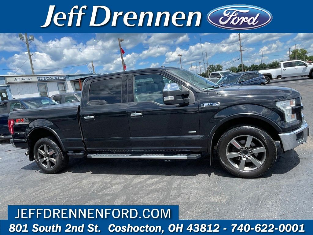 Tuxedo Black Metallic 2015 Ford F-150 Pickup Truck Four-Wheel Drive 6-Speed Automatic
