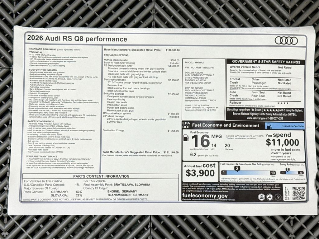 Thumbnail: 2026 Audi RS Q8 - 9
