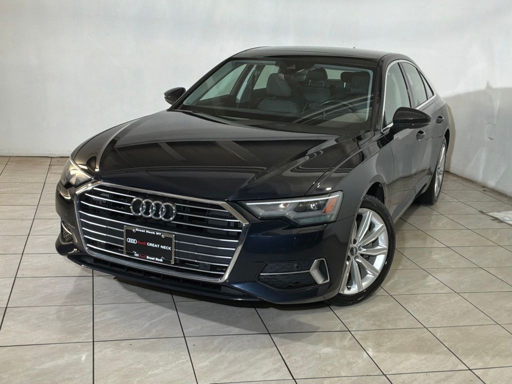 Firmament Blue Metallic 2020 Audi A6 45 TFSI quattro Premium AWD Sedan All-Wheel Drive 7-Speed Automatic