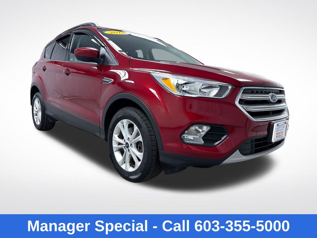 Ruby Red Metallic 2018 Ford Escape SUV / Crossover All-Wheel Drive 6-Speed Automatic
