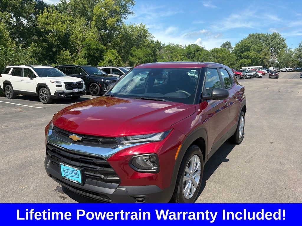 Red (Crimson Metallic) 2023 Chevrolet Trailblazer SUV / Crossover Front-Wheel Drive Continuously Variable Transmission