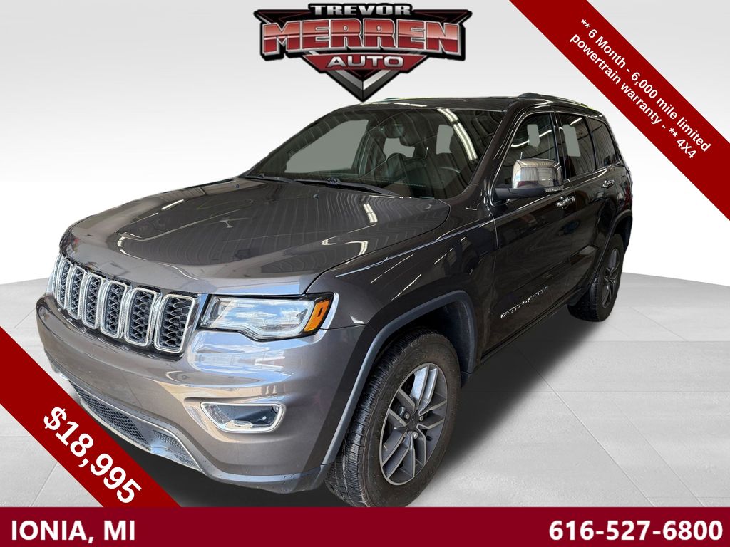 Gray (Granite Crystal Metallic Clearcoat) 2019 Jeep Grand Cherokee SUV / Crossover Four-Wheel Drive 8-Speed Automatic