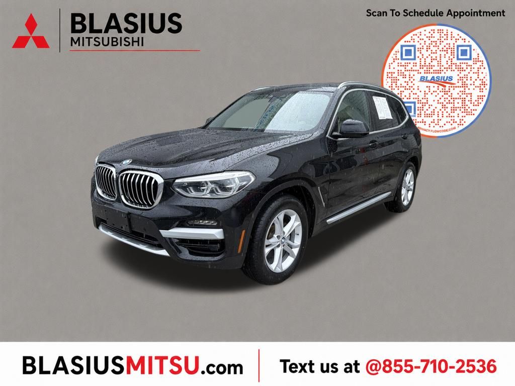 Black Sapphire Metallic 2021 BMW X3 SUV / Crossover All-Wheel Drive 8-Speed Automatic