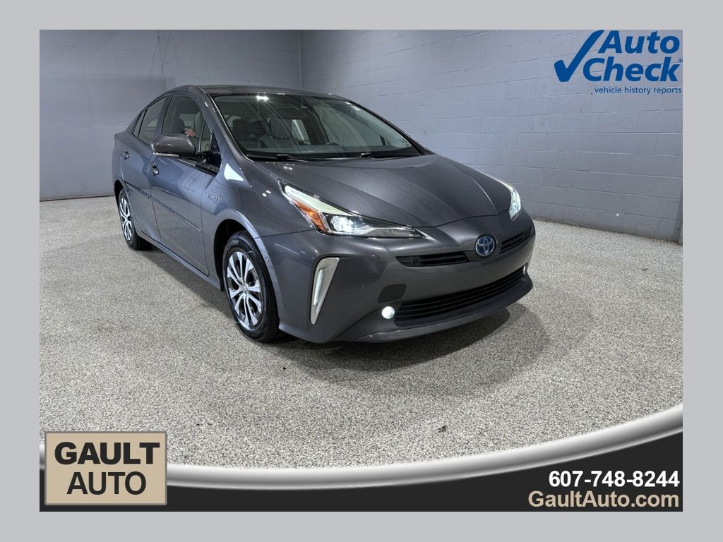 Magnetic Gray Metallic 2019 Toyota Prius Hatchback All-Wheel Drive Continuously Variable Transmission