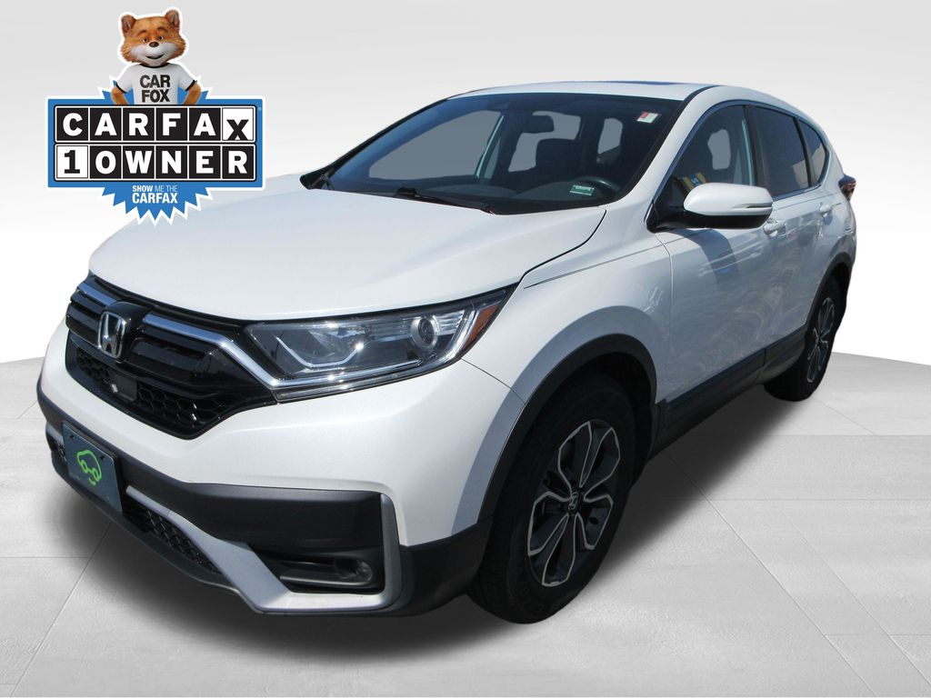 Platinum White Pearl 2021 Honda CR-V SUV / Crossover All-Wheel Drive Continuously Variable Transmission