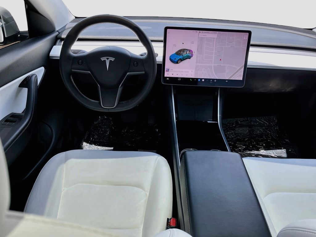 2020 Tesla Model Y Long Range White at Bravo Nissan