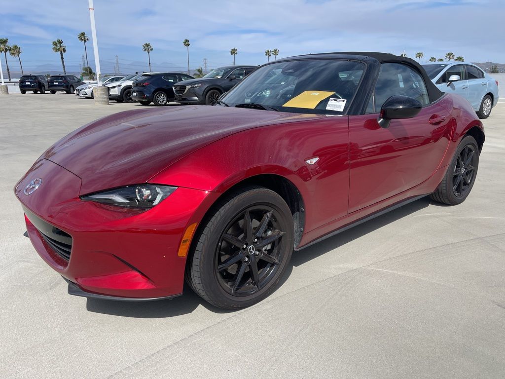 Soul Red Crystal Metallic 2024 Mazda MX-5 Miata Sport RWD Convertible Rear-Wheel Drive 6-Speed Manual
