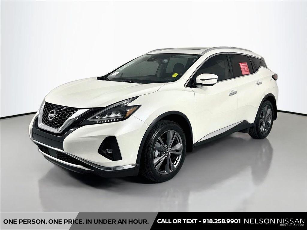Pearl White Tricoat 2023 Nissan Murano Platinum FWD SUV / Crossover Front-Wheel Drive Continuously Variable Transmission