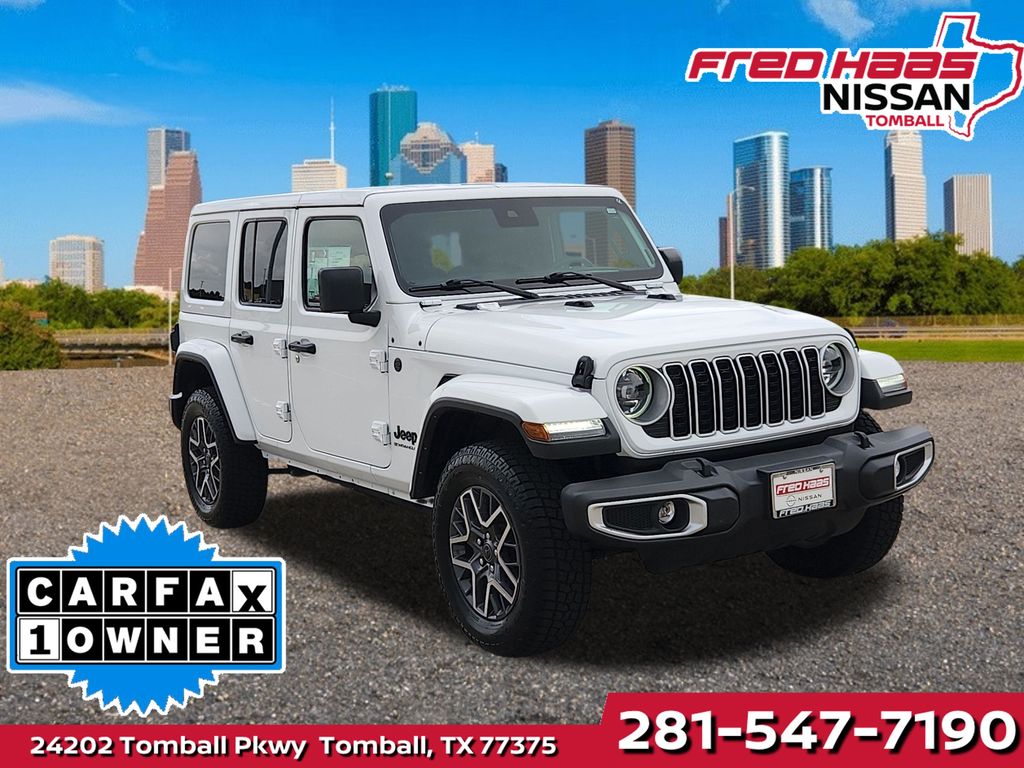 Bright White Clearcoat 2025 Jeep Wrangler SUV / Crossover Four-Wheel Drive 8-Speed Automatic