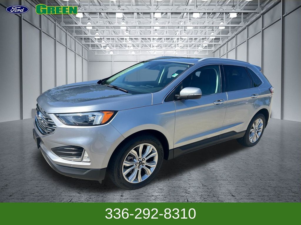 Iconic Silver Metallic 2024 Ford Edge SUV / Crossover All-Wheel Drive 8-Speed Automatic