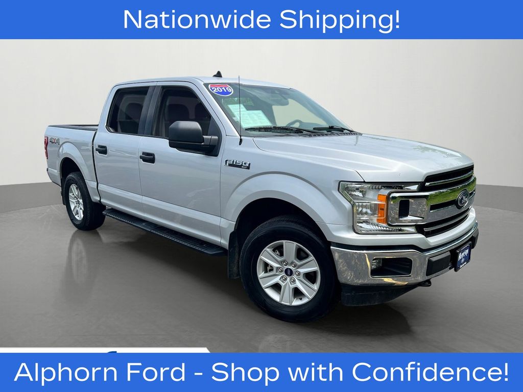 Ingot Silver 2019 Ford F-150 Pickup Truck Four-Wheel Drive Automatic