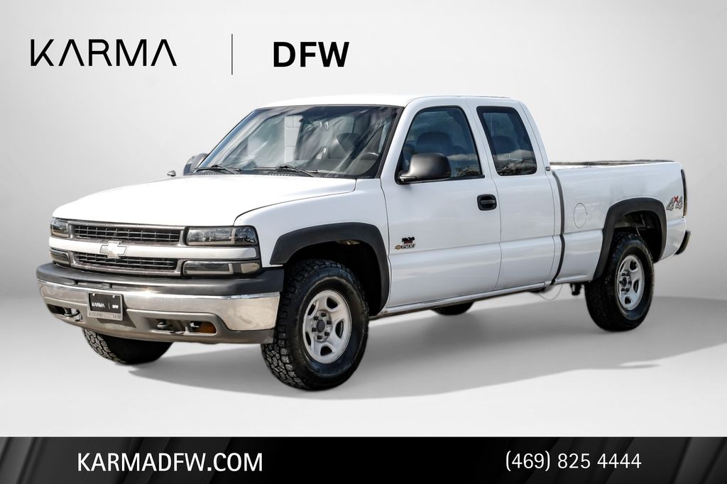Brown (Dark Beige Metallic) 2000 Chevrolet Silverado 1500 Extended Cab 4WD Pickup Truck Four-Wheel Drive 4-Speed Automatic