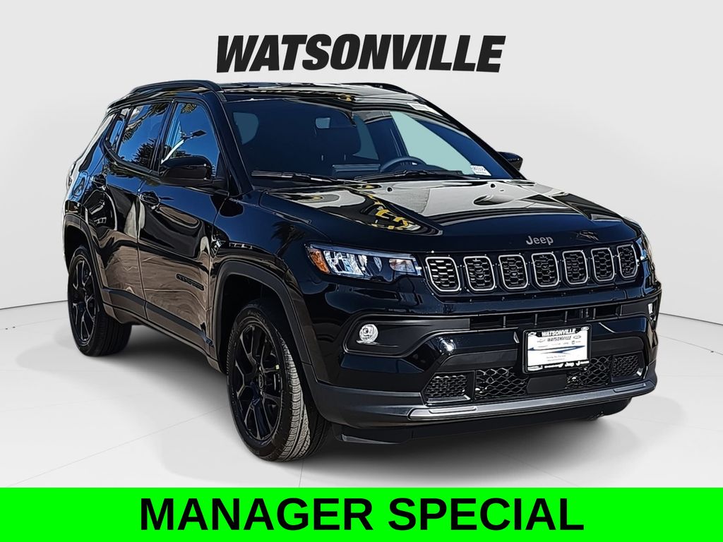 Diamond Black Crystal Pearlcoat 2026 Jeep Compass SUV / Crossover Four-Wheel Drive 8-Speed Automatic