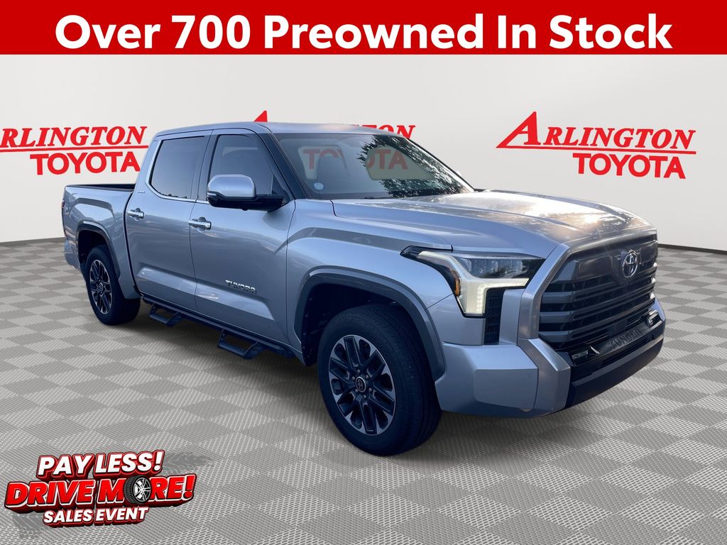 Celestial Silver Metallic 2023 Toyota Tundra Pickup Truck Four-Wheel Drive Automatic