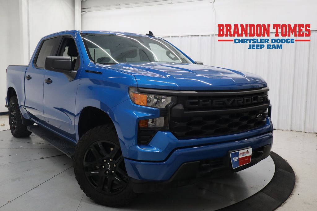Glacier Blue Metallic 2023 Chevrolet Silverado 1500 Pickup Truck 4X2 8-Speed Automatic