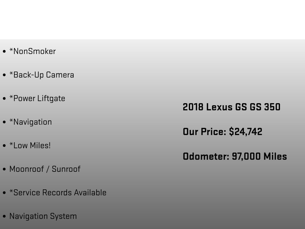2018 Lexus GS 350 - 11