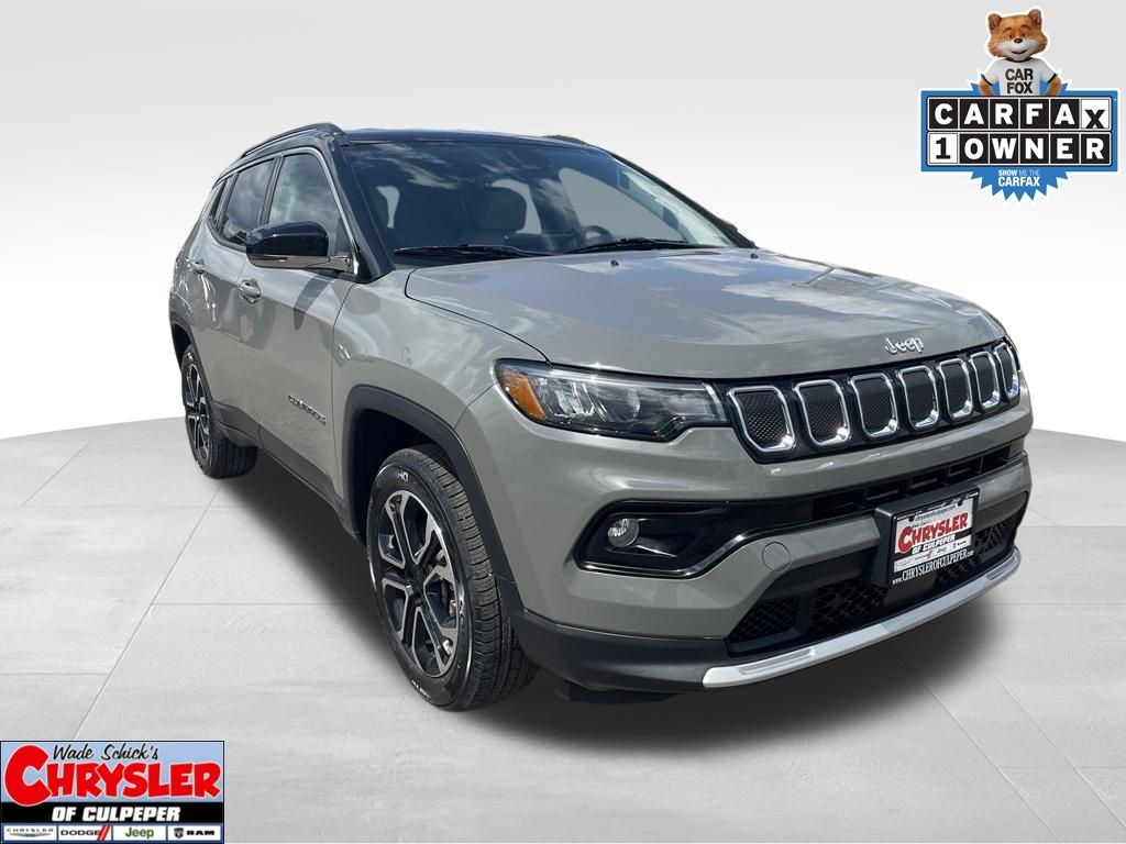 Sting-Gray Clearcoat 2022 Jeep Compass SUV / Crossover Four-Wheel Drive 9-Speed Automatic