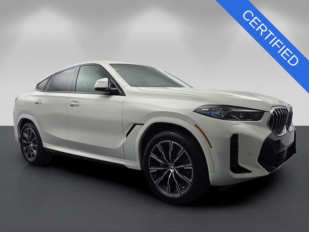 Alpine White 2025 BMW X6 SUV / Crossover All-Wheel Drive 8-Speed Automatic