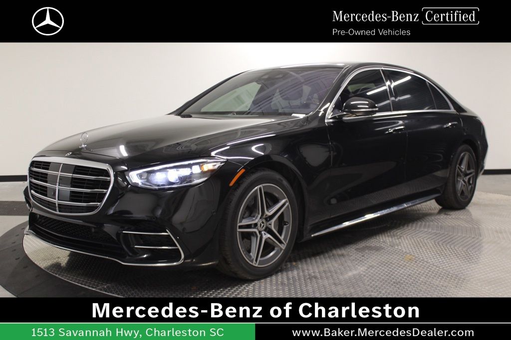 Black 2022 Mercedes-Benz S-Class Sedan All-Wheel Drive 9-Speed Automatic