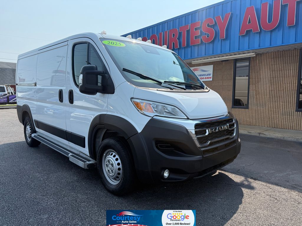 Bright White Clearcoat 2025 RAM ProMaster Van Front-Wheel Drive 9-Speed Automatic