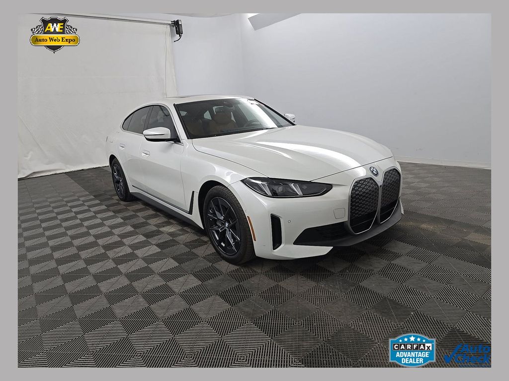 Mineral White Metallic 2025 BMW i4 Sedan Rear-Wheel Drive Automatic