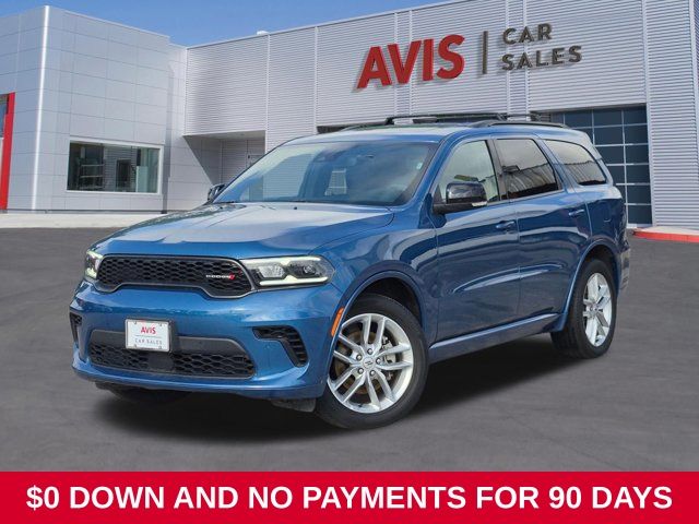 Blue (Frostbite Pearlcoat) 2025 Dodge Durango SUV / Crossover All-Wheel Drive 8-Speed Automatic